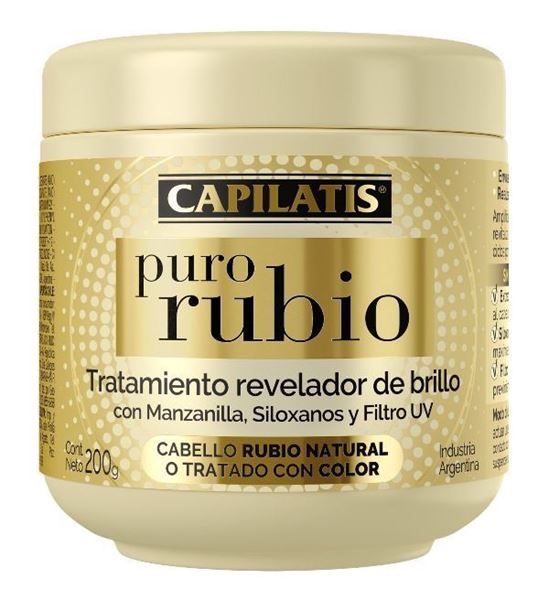 Imagen de CAPILATIS PURO RUBIO TRAT. REVELADOR DE BRILLO 200