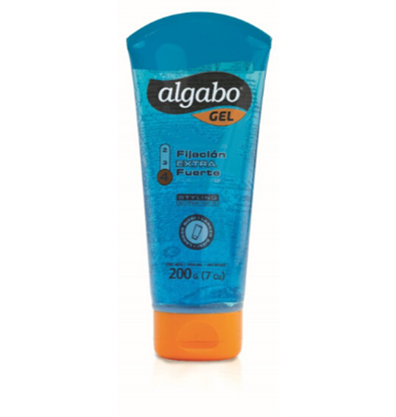 Imagen de ALGABO - GEL CAPILAR - FIJACION EXT FUERTE - AZUL 200