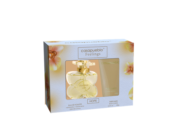 Imagen de CASAPUEBLO - PCK - FEELINGS - EDT + BODY LOTION - HOPE