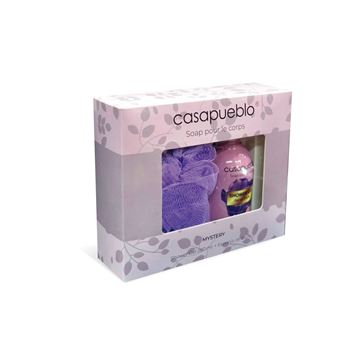 Imagen de CASAPUEBLO - PCK - GEL BAÑO + ESPONJA - 450 ML - MYSTERY