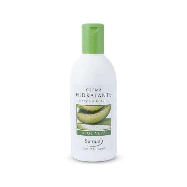 Imagen de SUMUN CREMA MANOS Y CUERPO ALOE VERA 490 ML