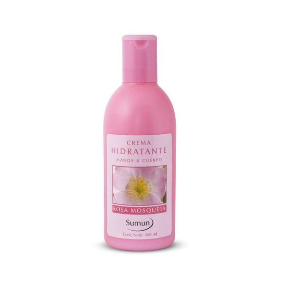 Imagen de SUMUN CREMA MANOS Y CUERPO ROSA MOSQUETA 490 ML