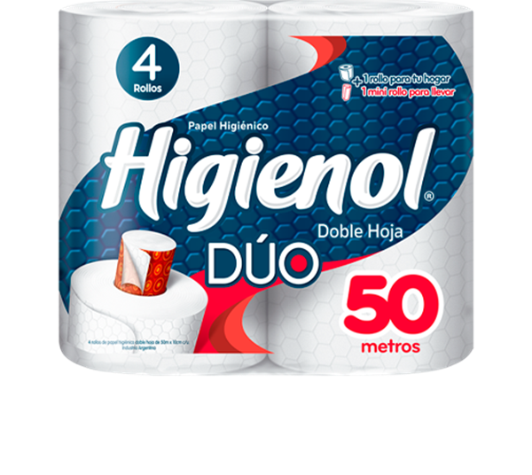 Imagen de HIGIENOL - PAP HIG - DUO DH - 4 X 50 MTS - D**
