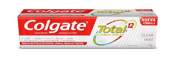 Imagen de COLGATE - CREMA DENT - TOTAL 12 - CLEAN MINT - 90 GRS - D**