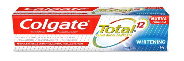 Imagen de COLGATE - CREMA DENT - TOTAL 12 - WHITINING - 90 GRS - ****