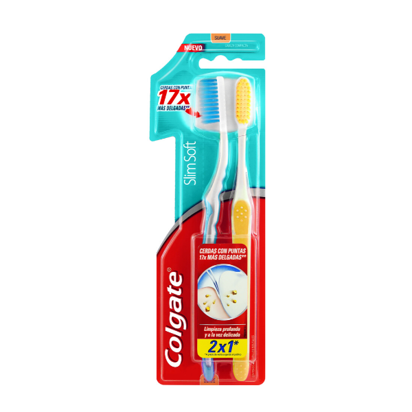 Cepillo de dientes Colgate slimsoft 2 un