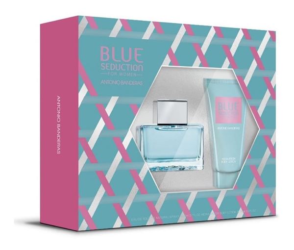 Imagen de BANDERAS - BLUE SEDUCTION - HER - PACK - 50 ML + LOTION 75 M
