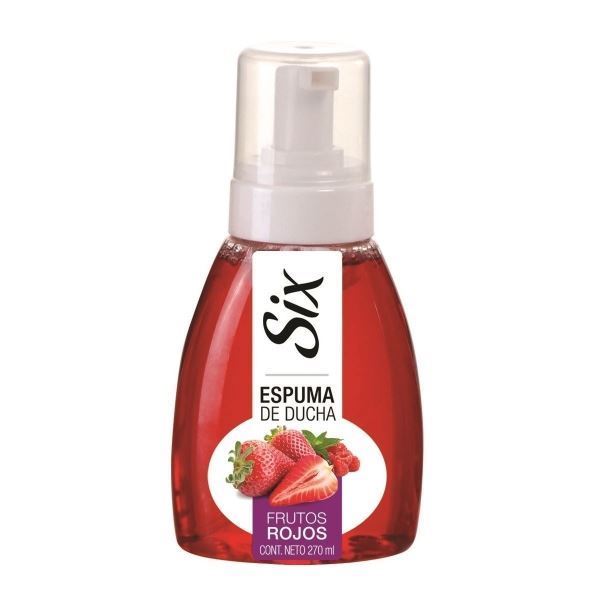 Imagen de SIX - ESPUMA DE DUCHA - FRUTOS ROJOS 270 ML