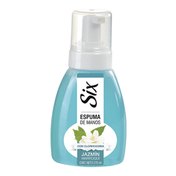 Imagen de SIX - ESPUMA DE MANOS - JAZMIN MARROQUI - 270 ML