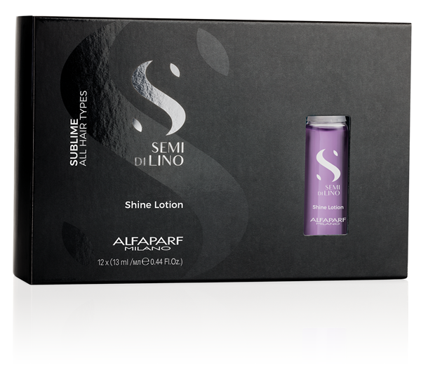 Ampollas Semi Di Lino Sublime Shine Lotion de Alfaparf Milano x12 unidades 13ml