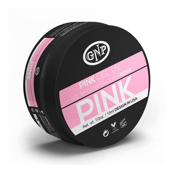  GNP - GEL DE CONSTRUCCION - UV/LED - 15 ML - ROSA