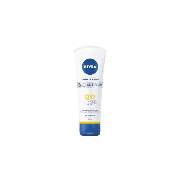 NIVEA - CREMA MANOS - ANTIEDAD Q10 - 3 EN 1 - 100 ML