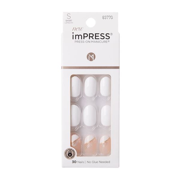 KISS - UÑAS POSTIZAS - IMPRESS - KIM009 - TUXEDO