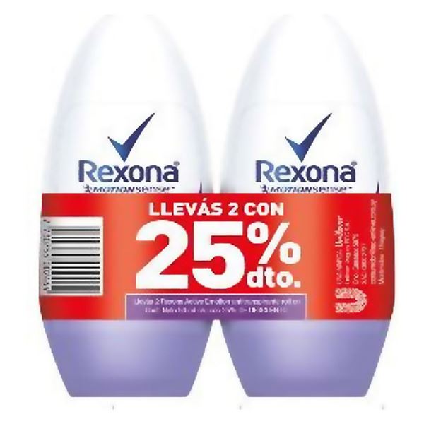 REXONA - DEO ROLLON - PCK - ACTIVE EMOTION - 2 UNID