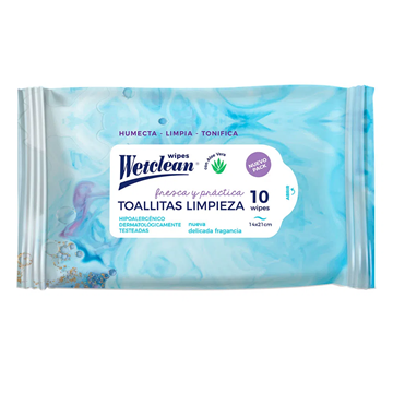 WETCLEAN - TOALLITAS - LIMPIEZA - 12 UNID