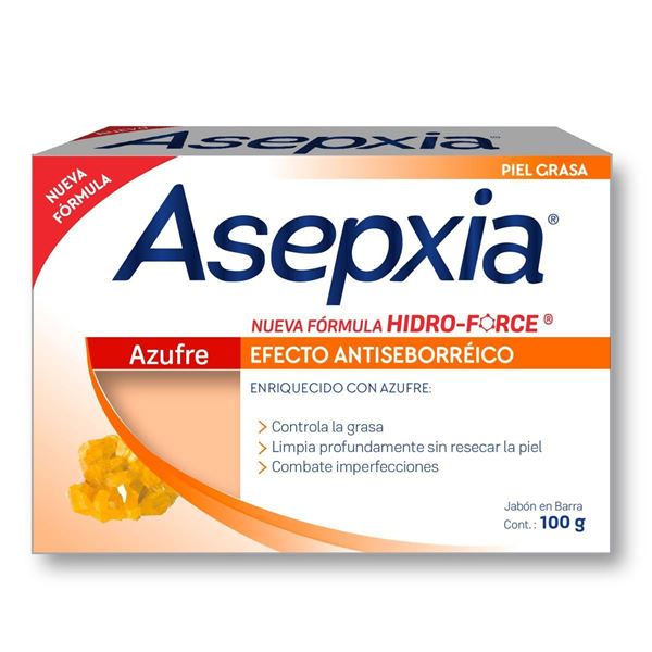 ASEPXIA - JABON - AZUFRE - 100 GR 