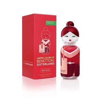  BENETTON - EDT - WOMAN - SISTERLAND - RED ROSE - 80 ML 