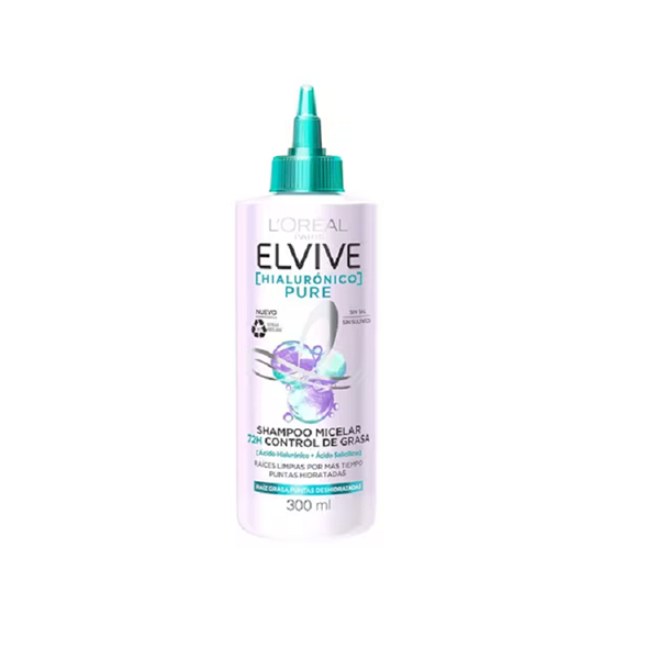 ELVIVE - SHAMPOO - HIALURONICO PURE MICELAR - 300 ML 