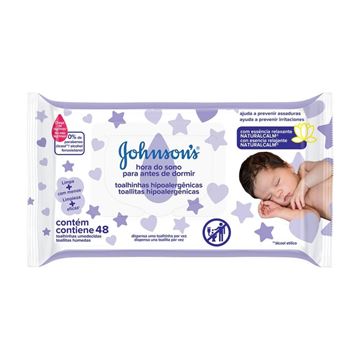J&J - TOALLITAS HUMEDAS - DULCES SUEÑOS - 48 UNID