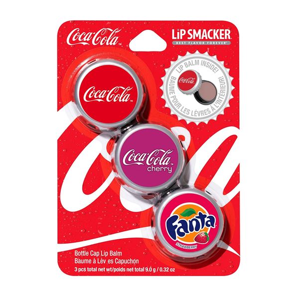 LIP SMACKER - 1411904 - COCA - TAPAS - FANTA - CHERRY - COKE