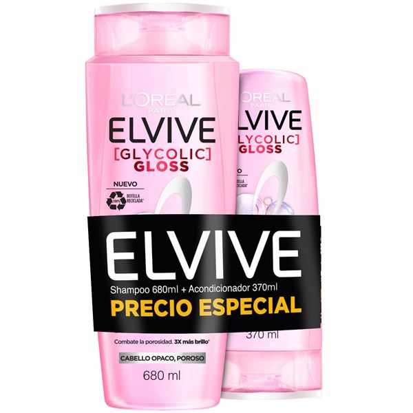 ELVIVE - GLYCOLIC GLOSS - PCK - SH 680 + ACOND 370
