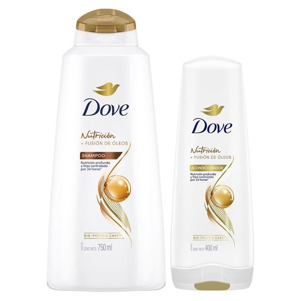 DOVE - PCK - SH OLEO NUTRICION 750 ML + ACO 400 ML