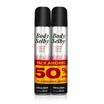 BODY SELBY - DEO SPRAY - PCK - ATTRACTION 90 ML - 2U