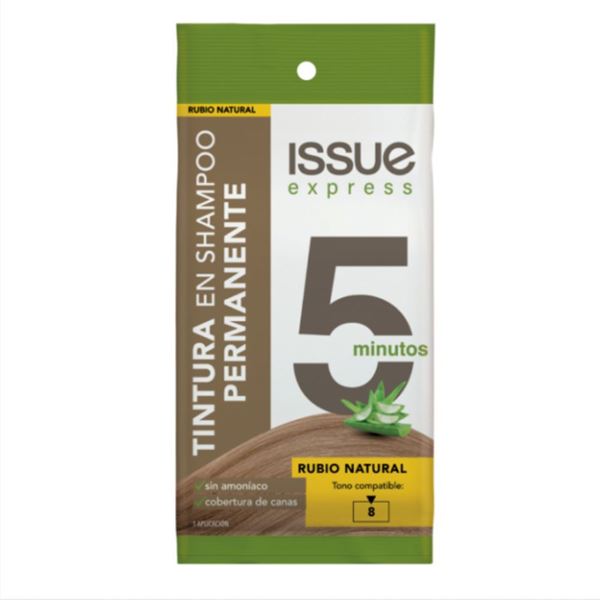 ISSUE - TINTURA EN SHAMPOO - EXPRESS 5 MIN - RUBIO NATURAL
