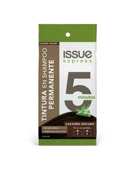 ISSUE - TINTURA EN SHAMPOO - EXPRESS 5 MIN - CASTAÑO