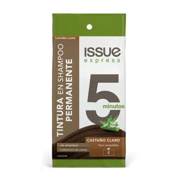 ISSUE - TINTURA EN SHAMPOO - EXPRESS 5 MIN - CASTAÑO CLARO
