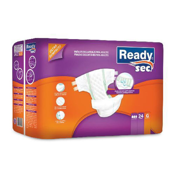 Imagen de READYSEC - PAÑAL - ADUL - DIA - 24 UNID - GRANDE - D**