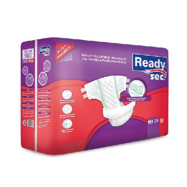 Imagen de READYSEC - PAÑAL - ADUL - DIA - 24 UNID - MEDIANO - D**