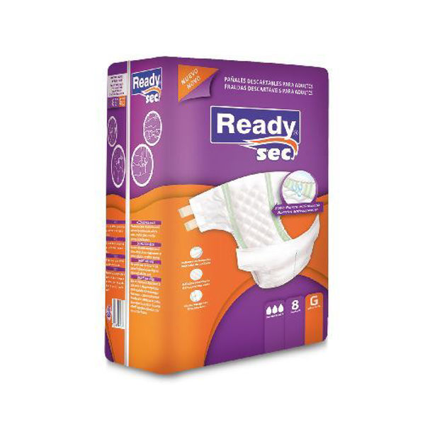Imagen de READYSEC - PAÑAL - ADUL - DIA - 8 UNID - GRANDE - D**