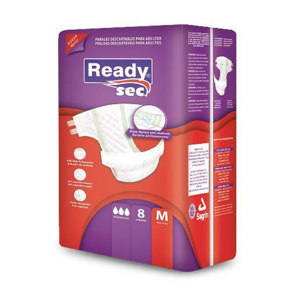 Imagen de READYSEC - PAÑAL - ADUL - DIA - 8 UNID - MEDIANO - D**