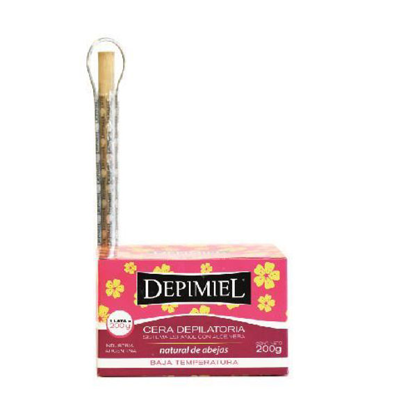 Imagen de DEPIMIEL - CERA DEPILATORIA - LATA - NAT - 200 GRS - D**