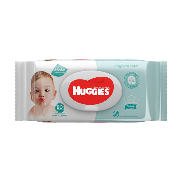 Imagen de HUGGIES - TOA HUMEDAS - ONEYDONE - FTOP - X 80 - D**