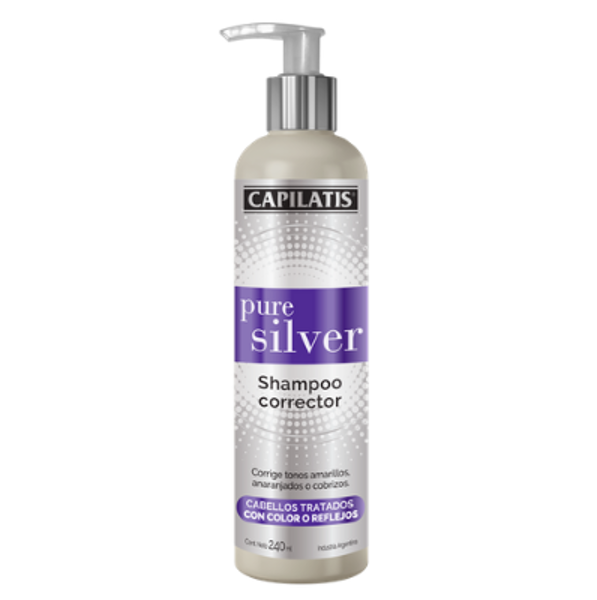 Imagen de CAPILATIS - PURE SILVER - SHAMPOO - CORRECTOR - 240 ML
