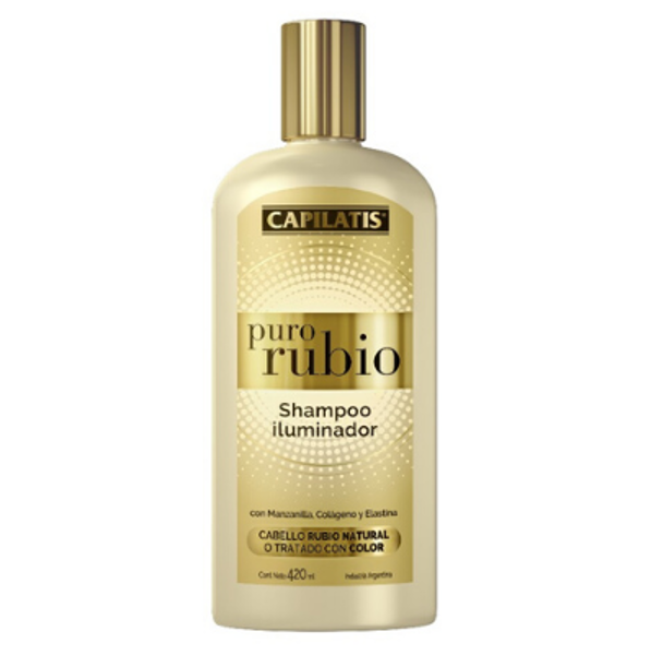 Imagen de CAPILATIS PURO RUBIO SHAMPOO ILUMINADOR 420 ML
