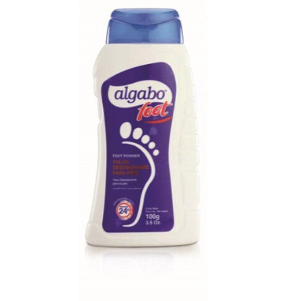 Imagen de ALGABO - TALCO - PIES - TALQUERA - AZUL - 100GR