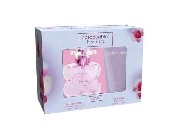 Imagen de CASAPUEBLO - PCK - FEELINGS - EDT + BODY LOTION - LOVE