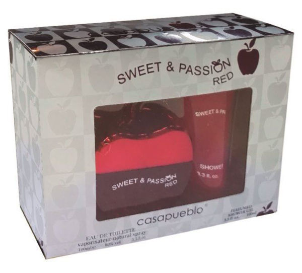 Imagen de CASAPUEBLO - PCK - SWEET & PASSION - EDT + SHOWER GEL - RED