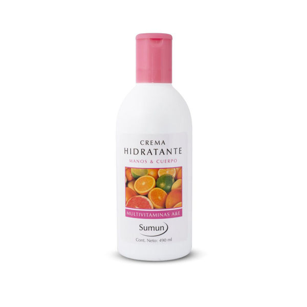 Imagen de SUMUN CREMA MANOS Y CUERPO MULTIVITAMINAS 490 ML