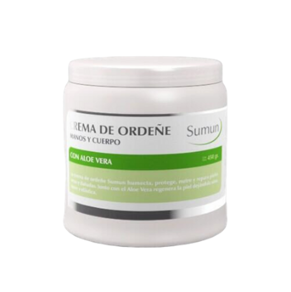 Imagen de SUMUN CREMA DE ORDEÑE ALOE 450 GRS