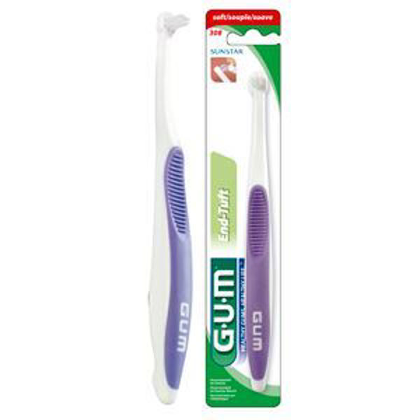 Imagen de GUM - 308 - CEPILLO DENTAL - SUAVE UNIPENACHO CONICO