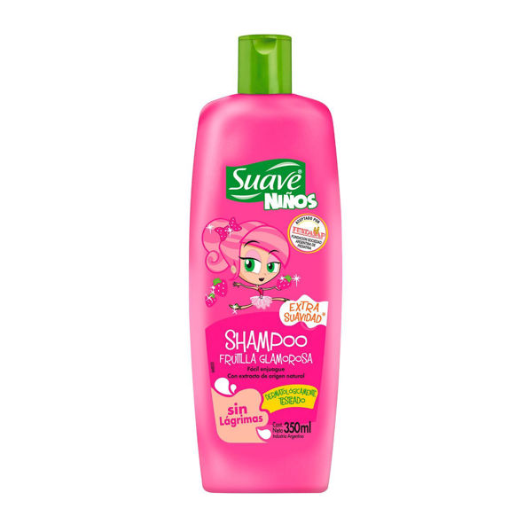 Imagen de SUAVE KIDS - SHAMPOO - FRUTILLA GLAMUROSA -350 ML