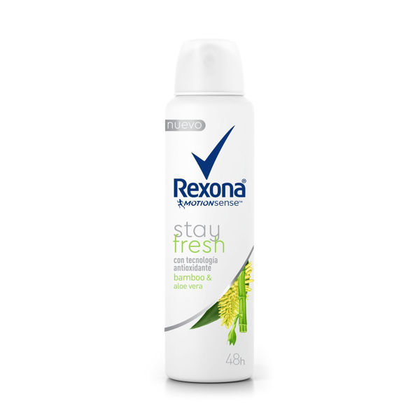 Imagen de REXONA - DEO AEROSOL - BAMBU & ALOE VERA - 150 ML