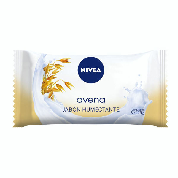 Imagen de NIVEA - JABON - BARRA - ANTIBACTERIAL - 3 X 90 GRS.