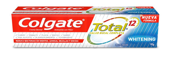 Imagen de COLGATE - CREMA DENT - TOTAL 12 - WHITINING - 90 GRS - ****