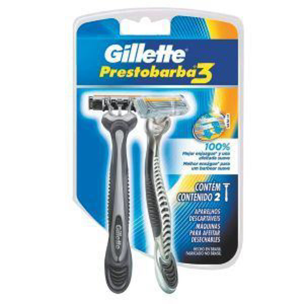 Imagen de PRESTOBARBA - 3FILOS - BLISTER X 2 - COMUN