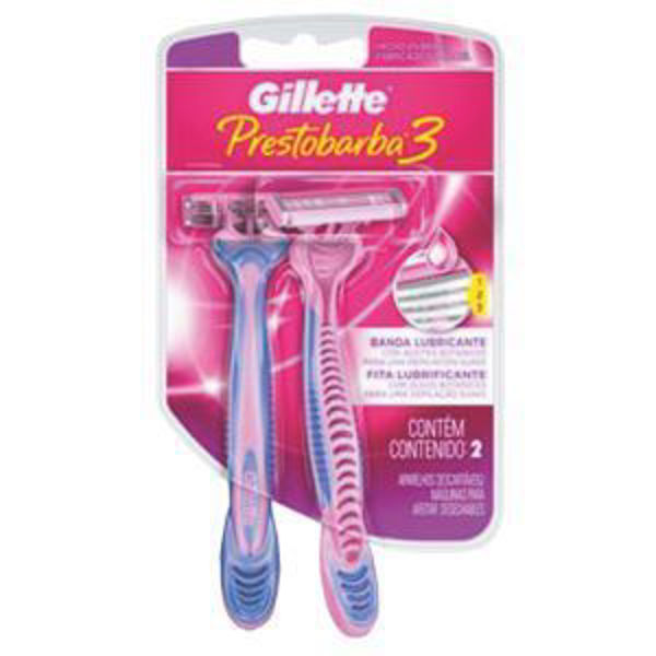 Imagen de PRESTOBARBA - 3FILOS - BLISTER X 2 - MUJER
